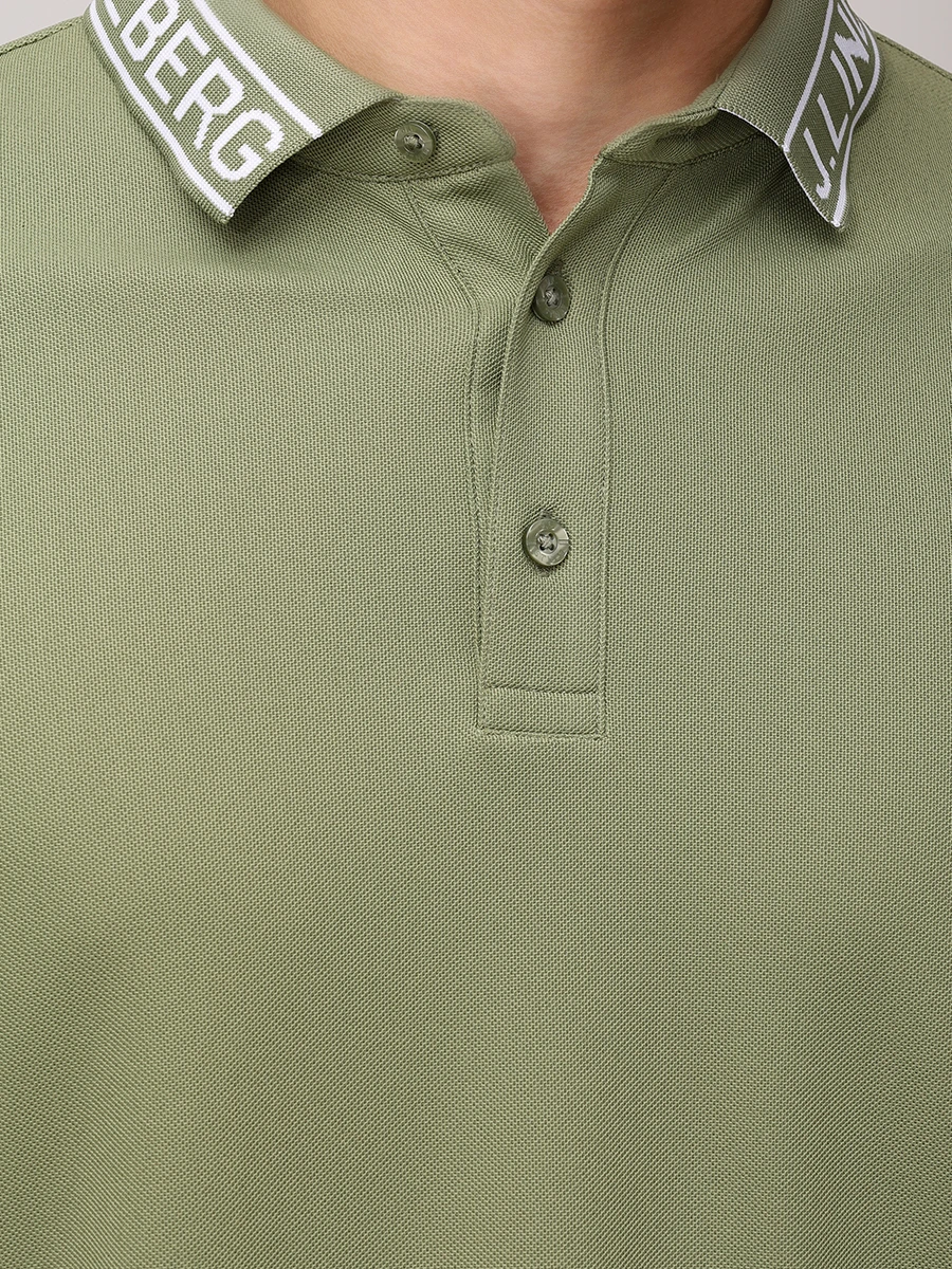 Поло с логотипом J.LINDEBERG GMJT11952/M311 Зеленый  Фото 5