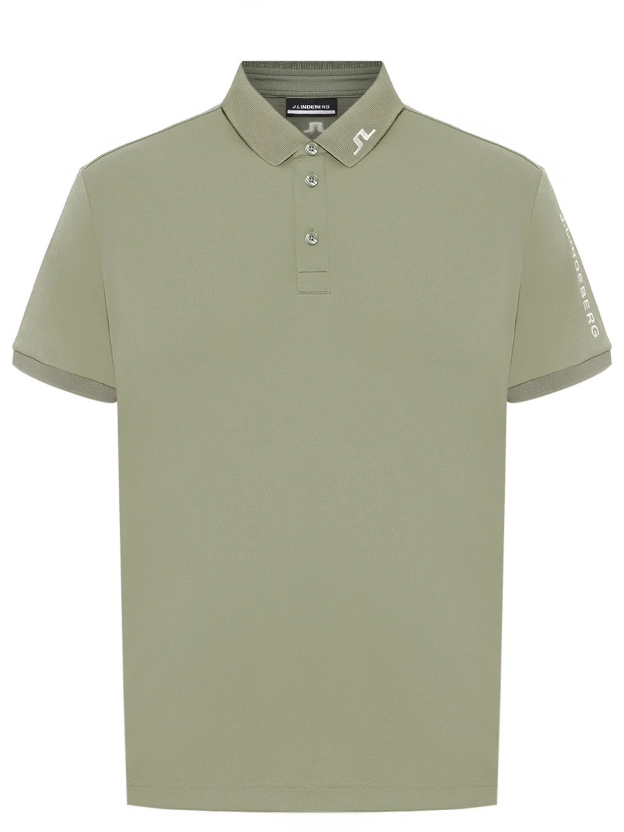 Поло с логотипом J.LINDEBERG GMJT11823/M311 Зеленый 