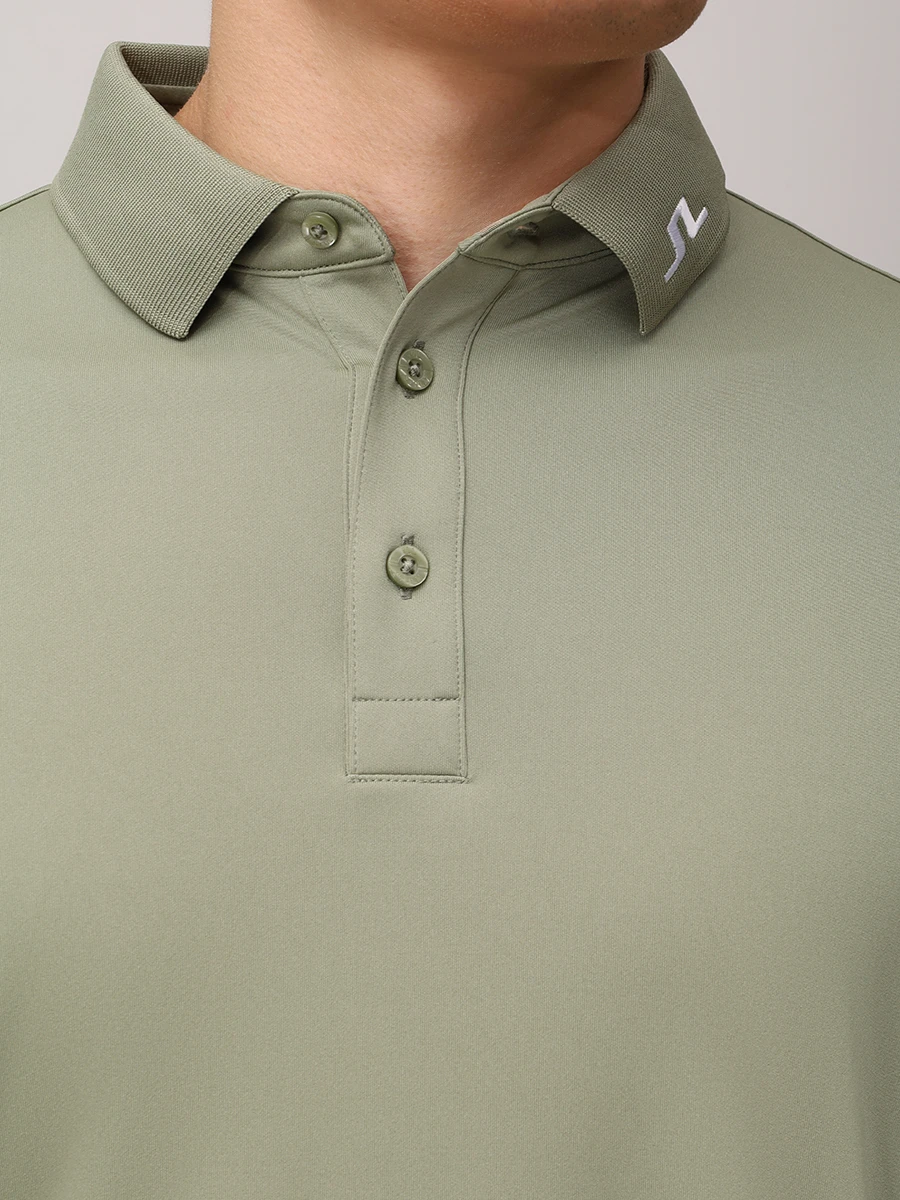 Поло с логотипом J.LINDEBERG GMJT11823/M311 Зеленый  Фото 5