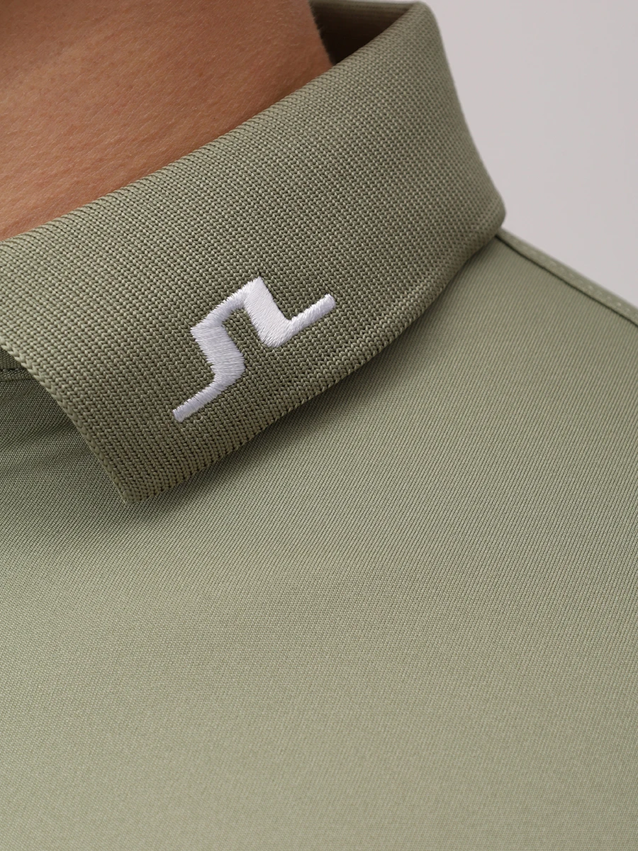 Поло с логотипом J.LINDEBERG GMJT11823/M311 Зеленый  Фото 6