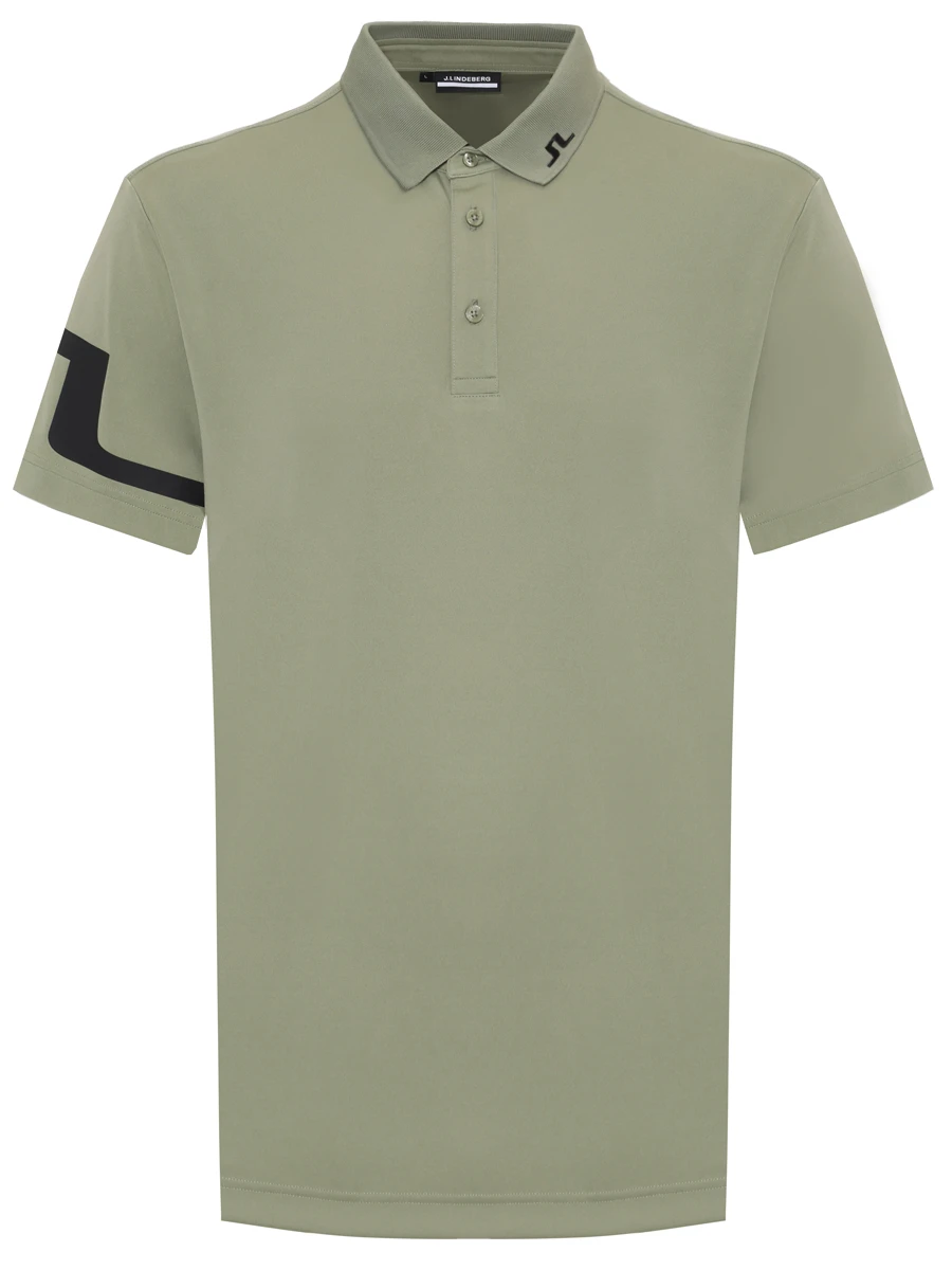Поло с логотипом J.LINDEBERG GMJT14264/M311 Зеленый 