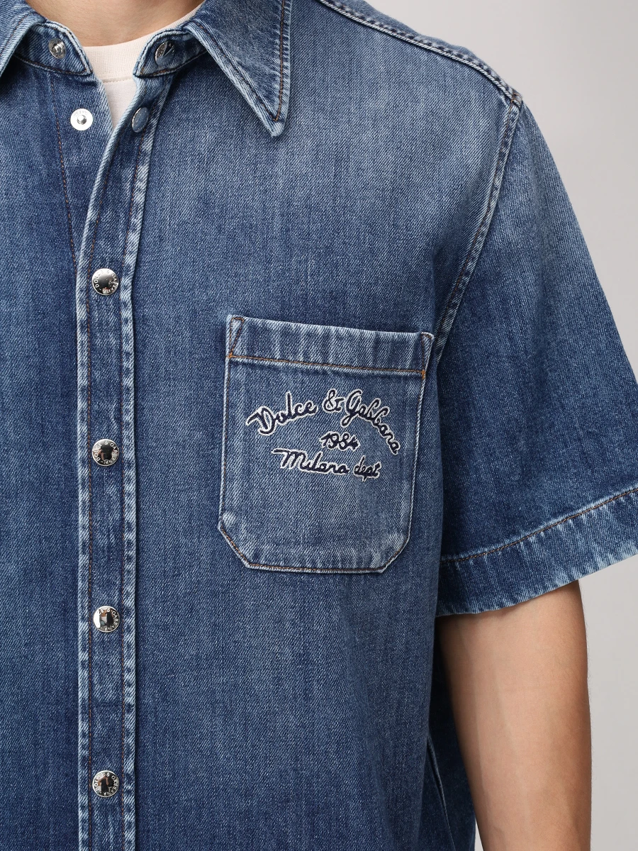 

Рубашка джинсовая, Синий, G5MQ8ZG8MK5 S9001