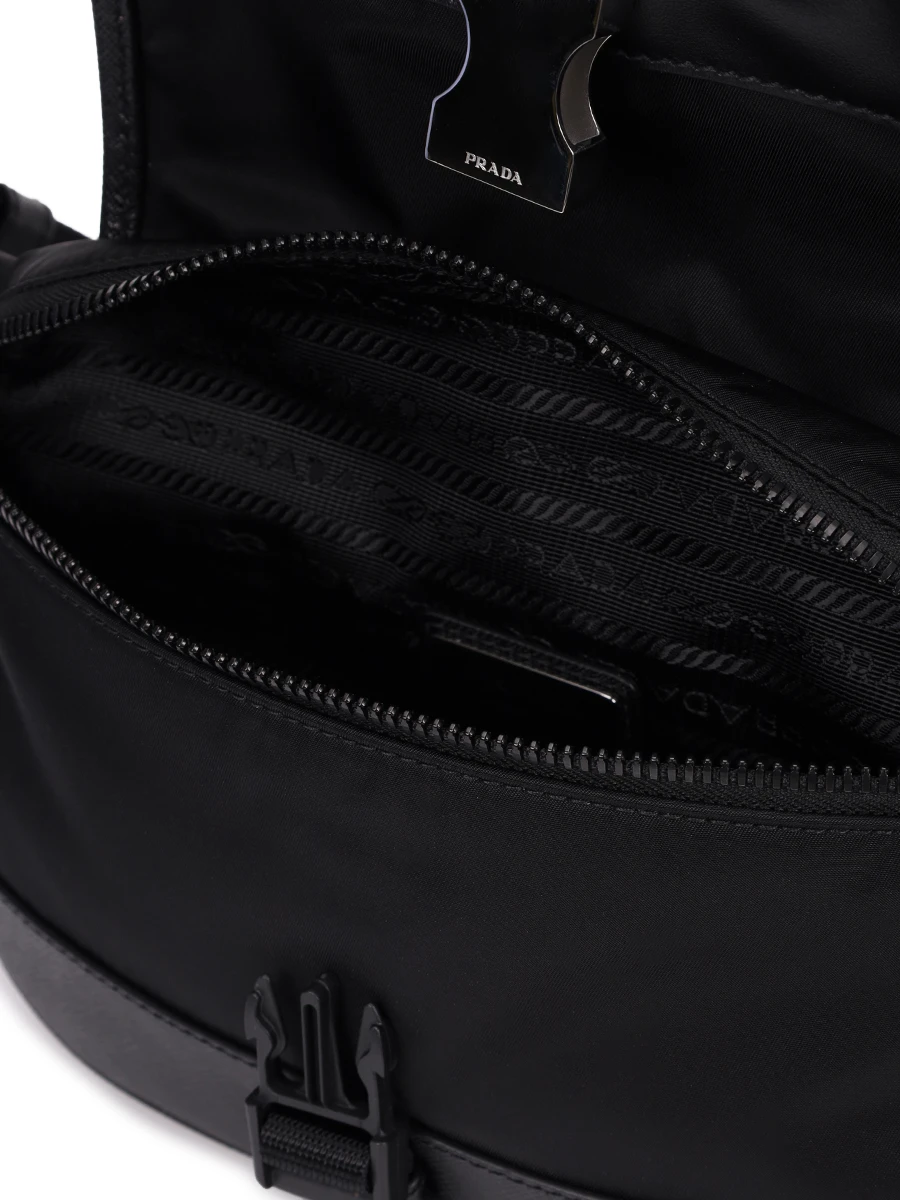Сумка текстильная PRADA 2VH1762DMH F0002 Черный  Фото 4