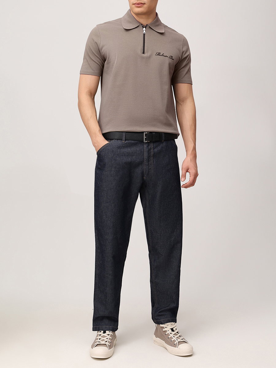 Джинсы хлопковые PRADA GEP403SOOO14J2 F0008 Синий  Фото 2