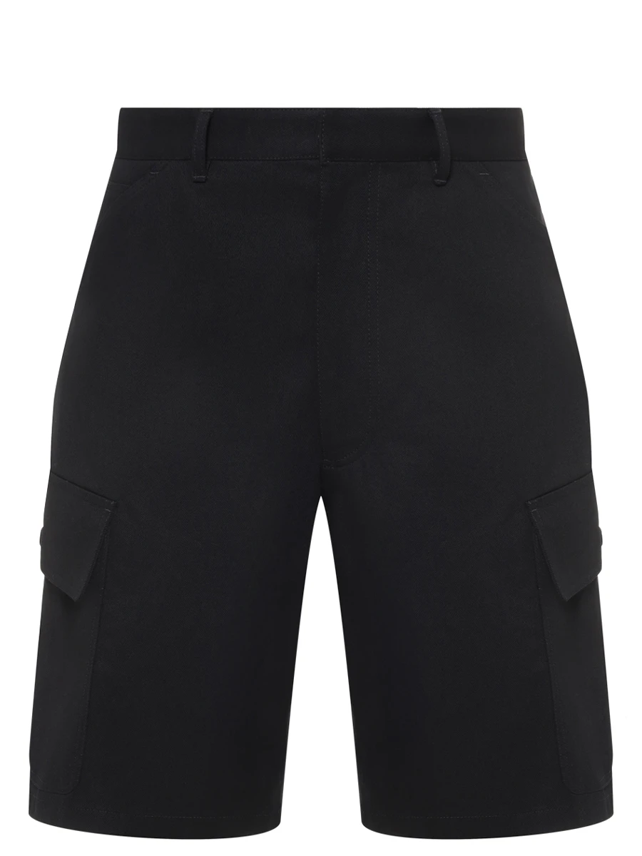 Шорты-карго хлопковые PRADA SPH472SOOO11BZ F0002 Черный 