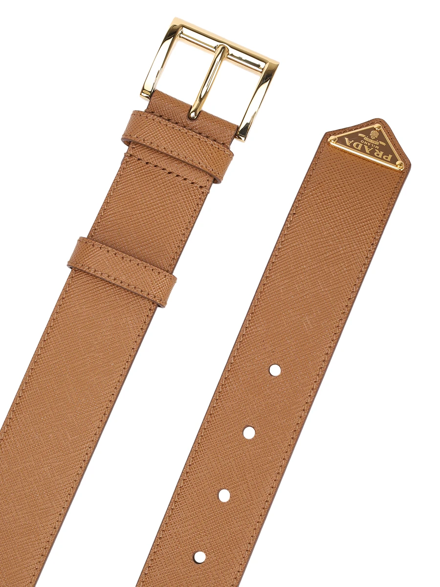 Ремень кожаный PRADA 1CC545053 F03BH Коричневый  Фото 3