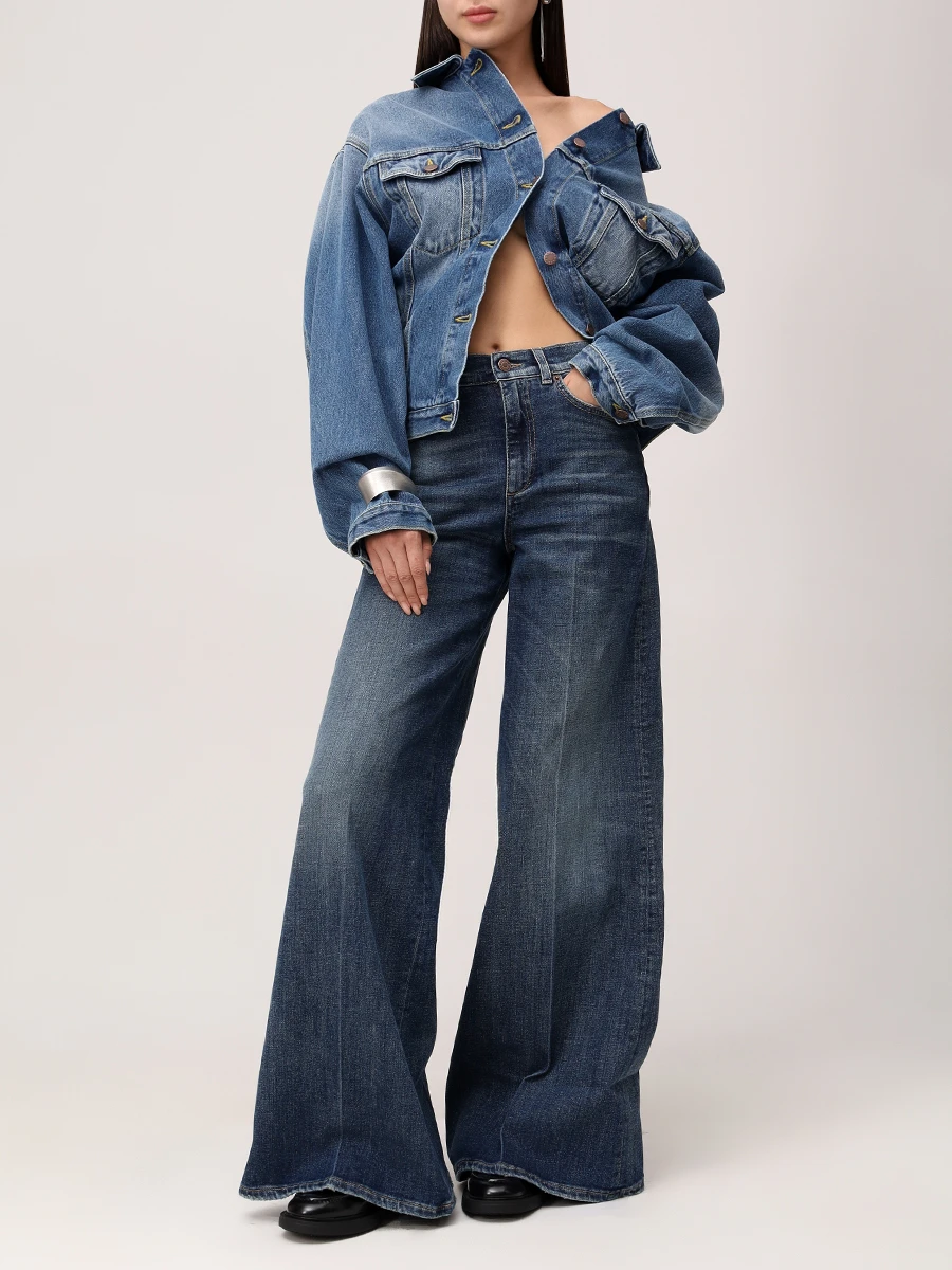 Куртка джинсовая PRADA GFB317SOOO16PK F0V3N Деним  Фото 2