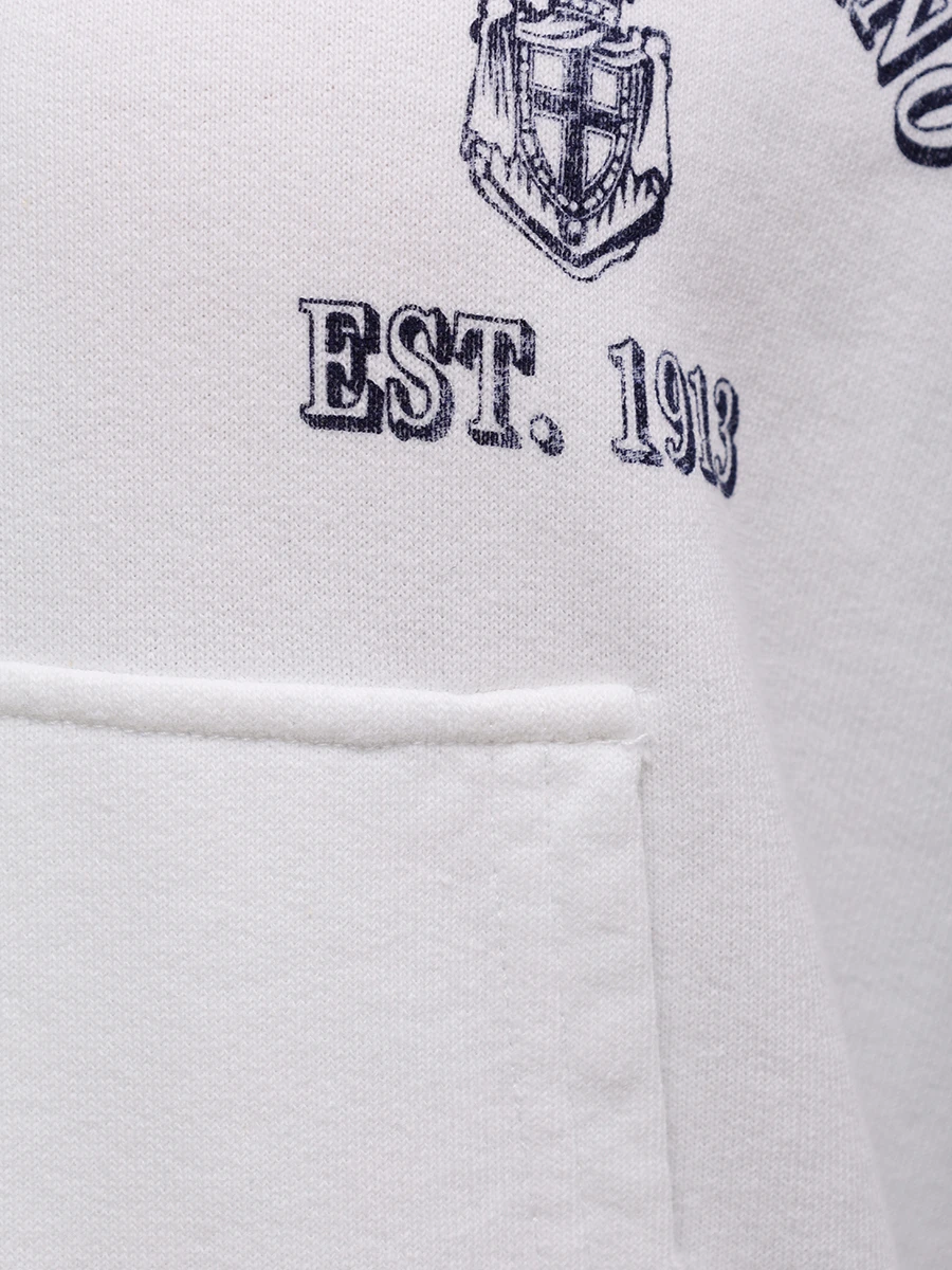 Худи хлопковое PRADA 134713SOOO16V4 F0009 Белый  Фото 6