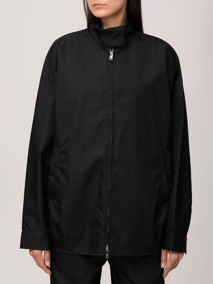 Куртка однотонная PRADA 292250SOOO1WQ8 F0002 Черный  Фото 4
