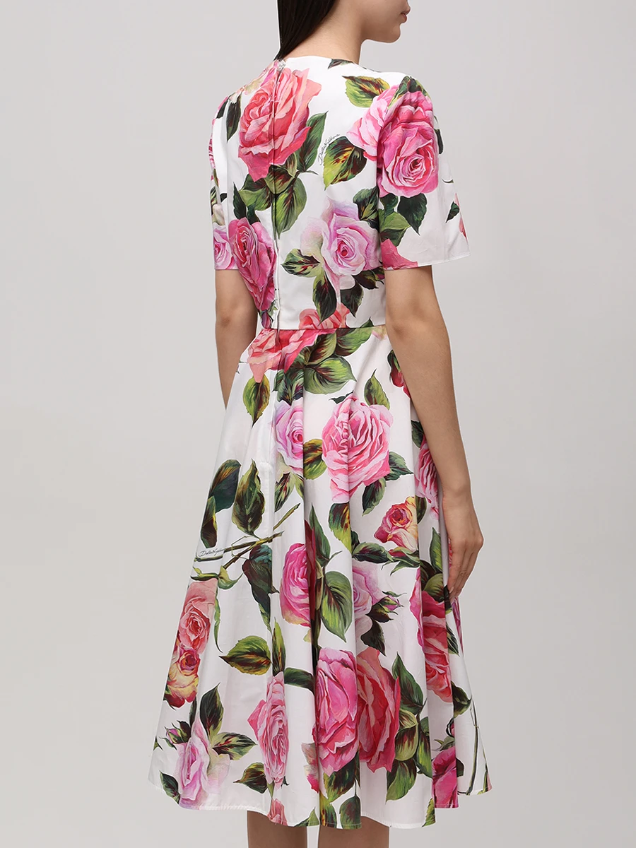 

Платье хлопковое, Белый, F6F4STHS5S4 HA5IG