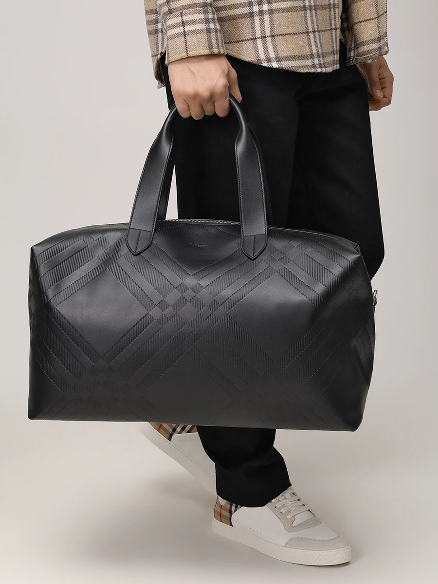 Сумка кожаная BURBERRY 8101923 A1189 Черный  Фото 2