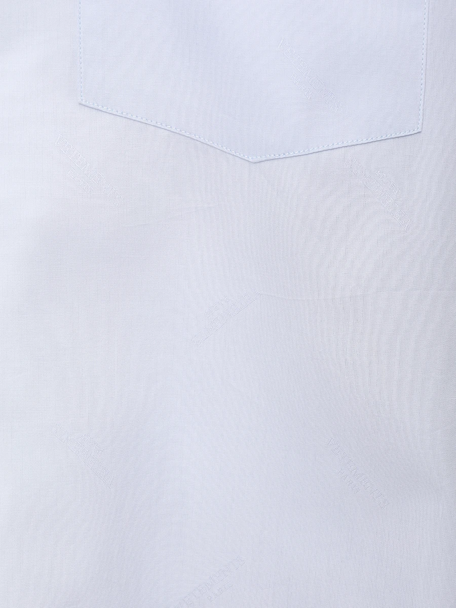 Рубашка хлопковая VETEMENTS UA66SH400L1010 Голубой  Фото 6