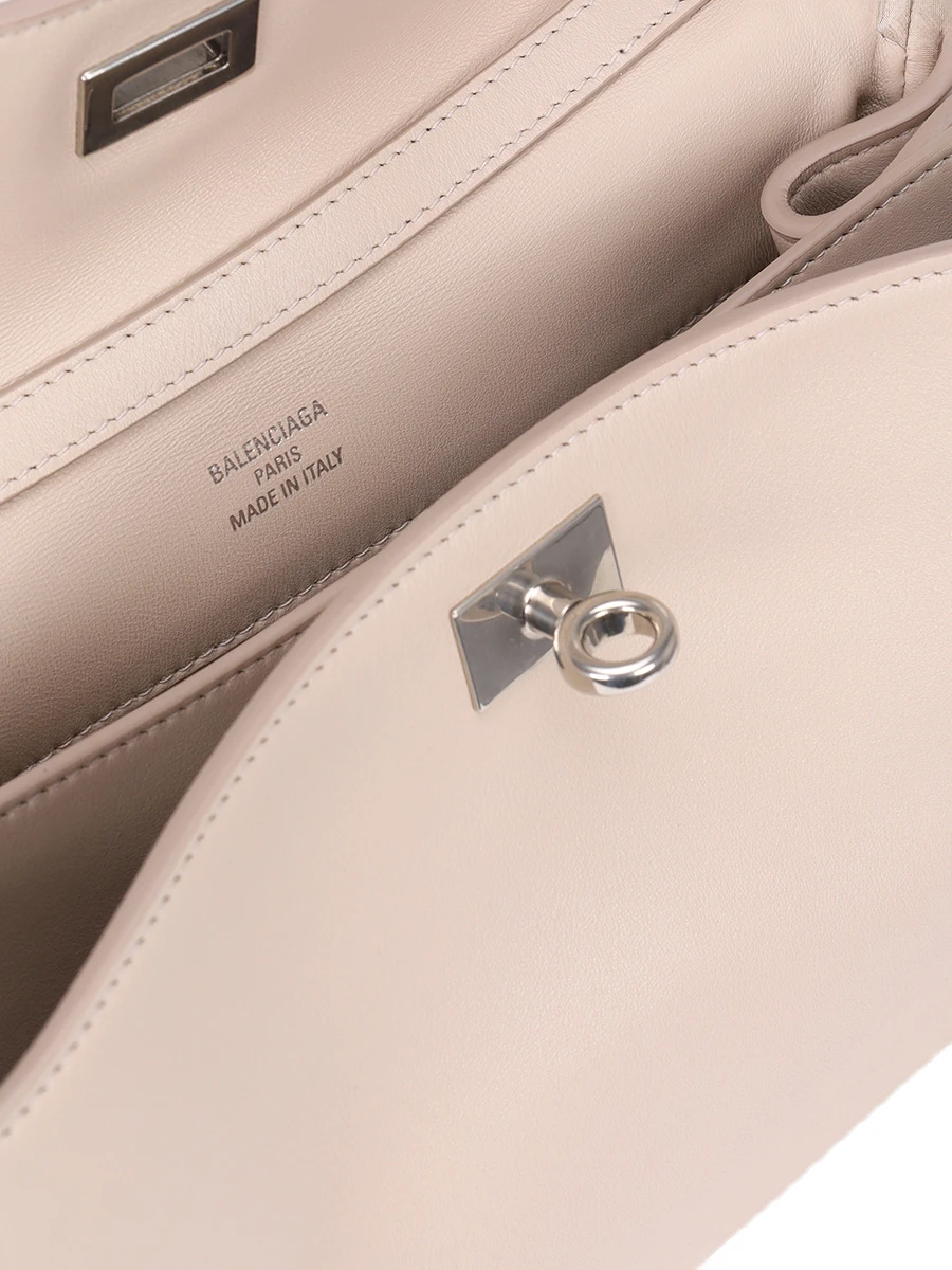 Сумка кожаная Rodeo BALENCIAGA 7897792AA4U 2910 Бежевый  Фото 4