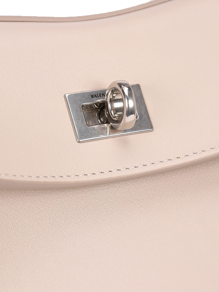 Сумка кожаная Rodeo BALENCIAGA 7897792AA4U 2910 Бежевый  Фото 5