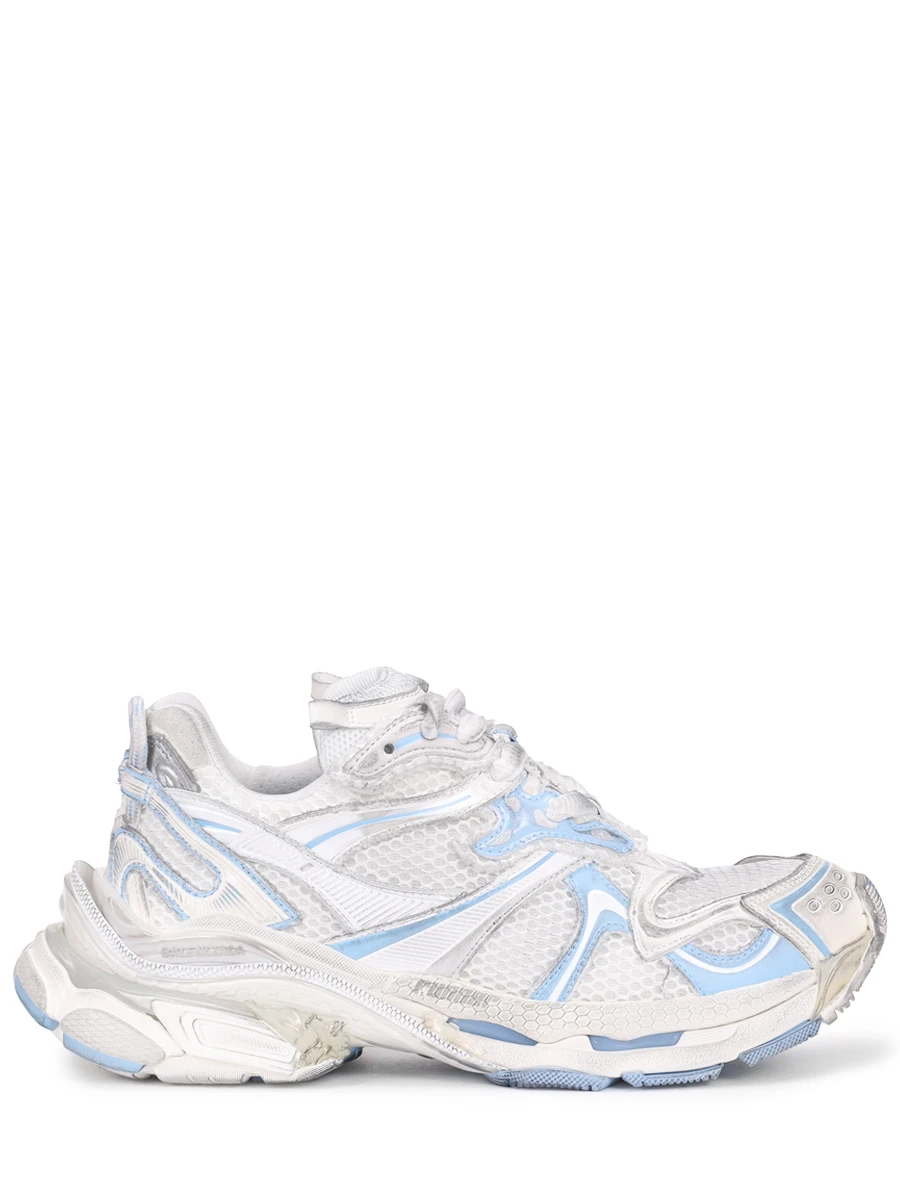 Кроссовки комбинированные Runner 2.0 BALENCIAGA 779064W3RXP 9041 Белый 
