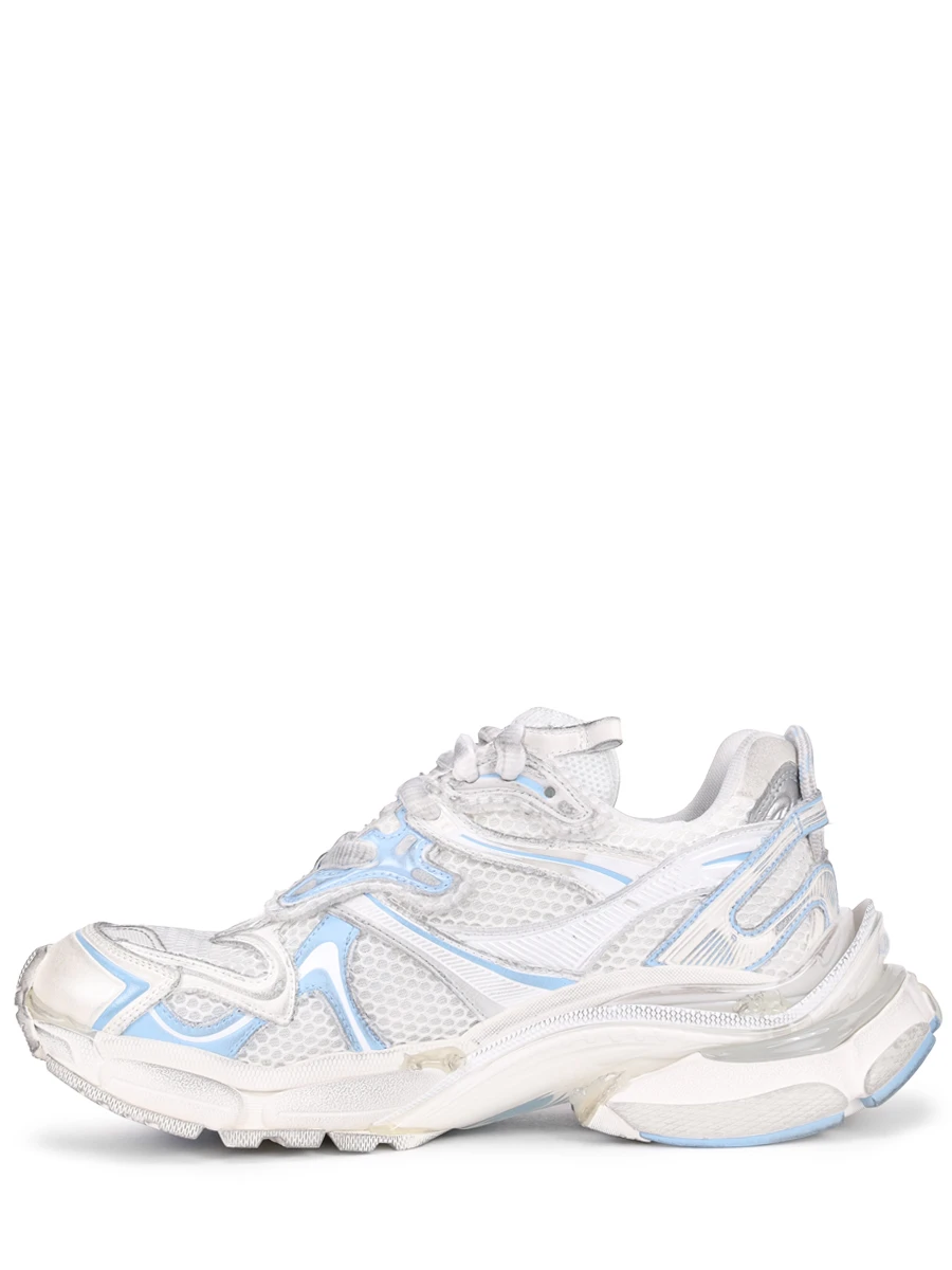 Кроссовки комбинированные Runner 2.0 BALENCIAGA 779064W3RXP 9041 Белый  Фото 3