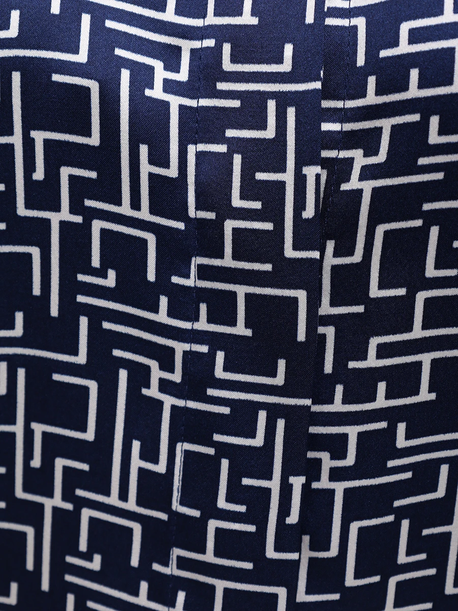 Платье шелковое KITON D57306 K0926E07 Синий  Фото 6