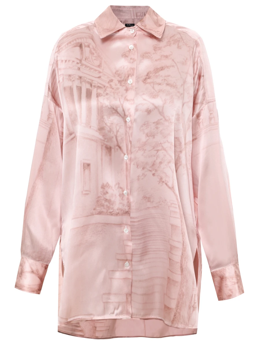 

Блуза шелковая, Розовый, D51402K0926E10