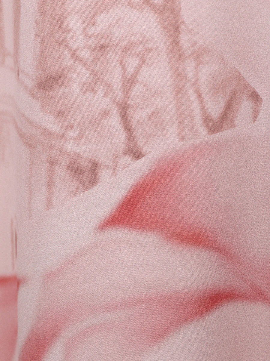 Платье шелковое KITON D58358 K0926E11 Розовый  Фото 6