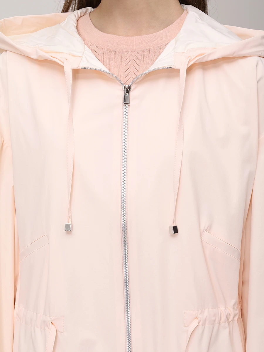 Плащ однотонный KITON D59623 K0929E02 Розовый  Фото 5