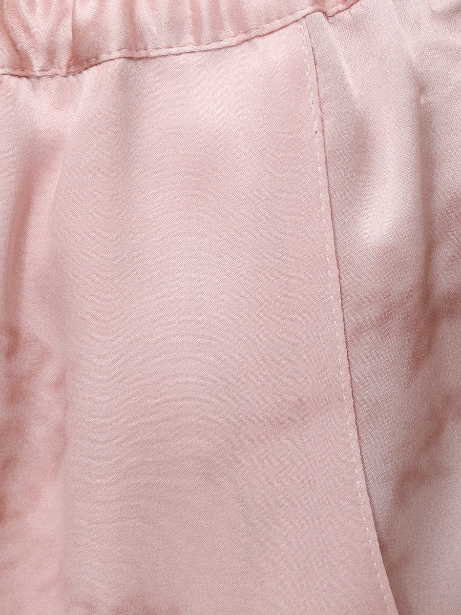 Брюки шелковые KITON D48122K0926E10 Розовый  Фото 6