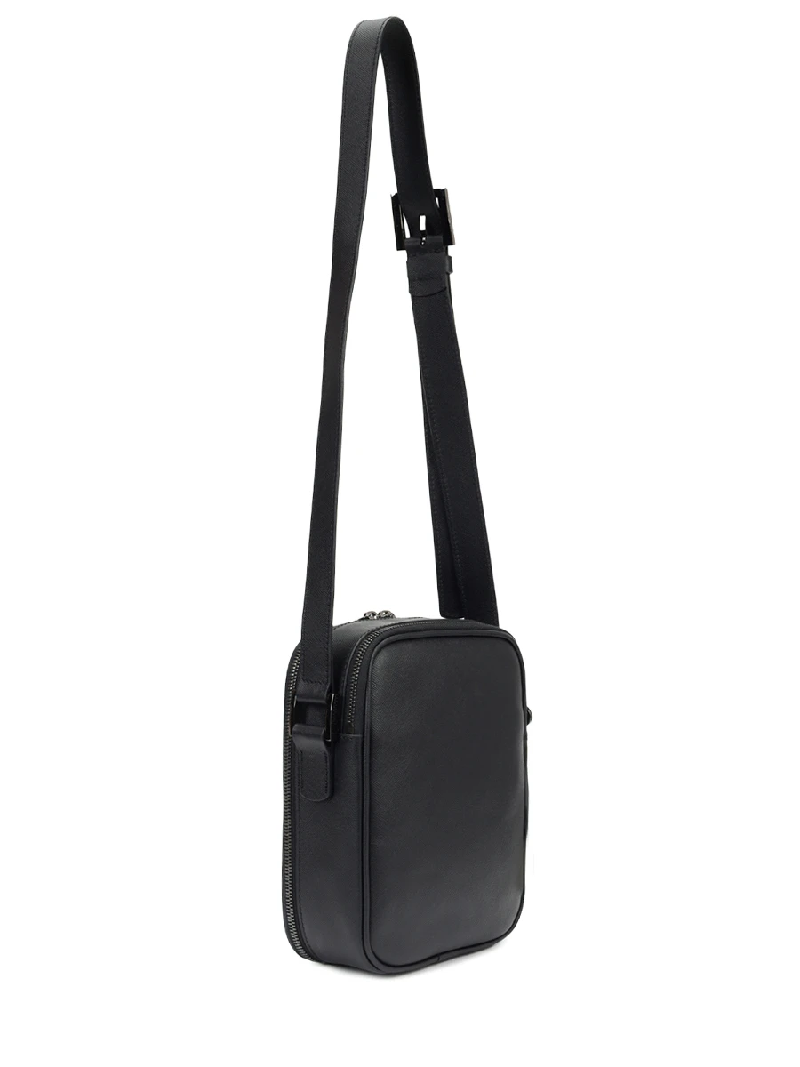 Сумка кожаная KITON UBA0112N0122808004 Черный  Фото 3