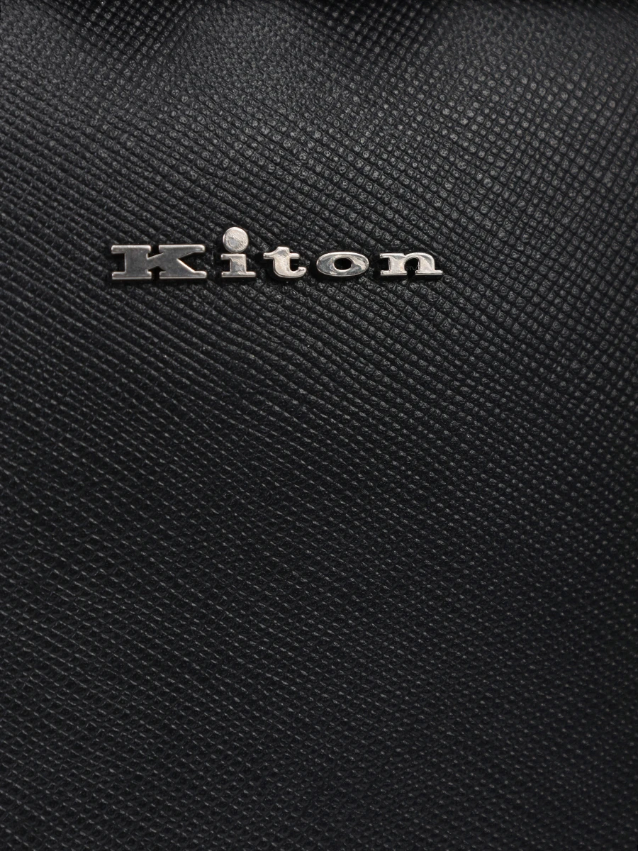 Сумка кожаная KITON UBA0112N0122808004 Черный  Фото 5