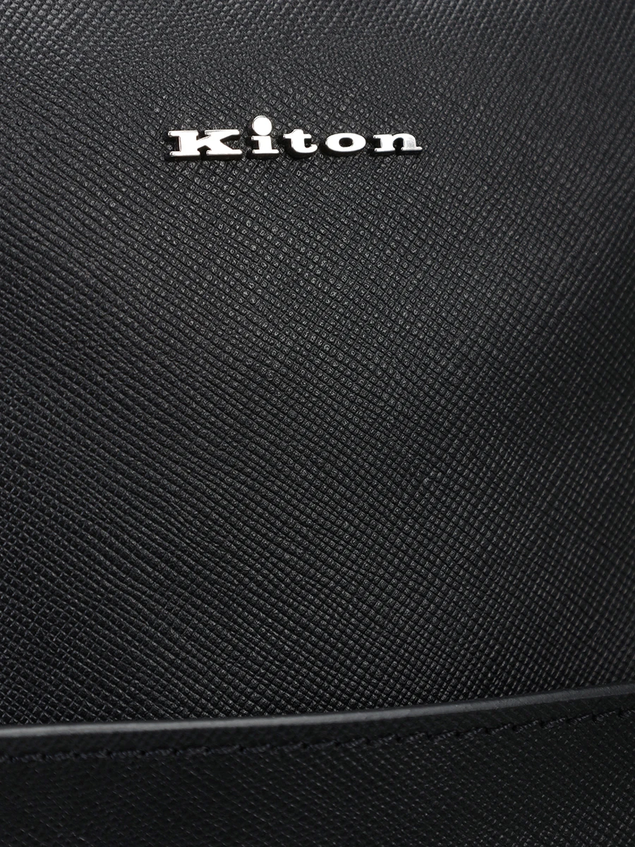 Рюкзак кожаный KITON UBA0114N0122808001 Черный  Фото 5