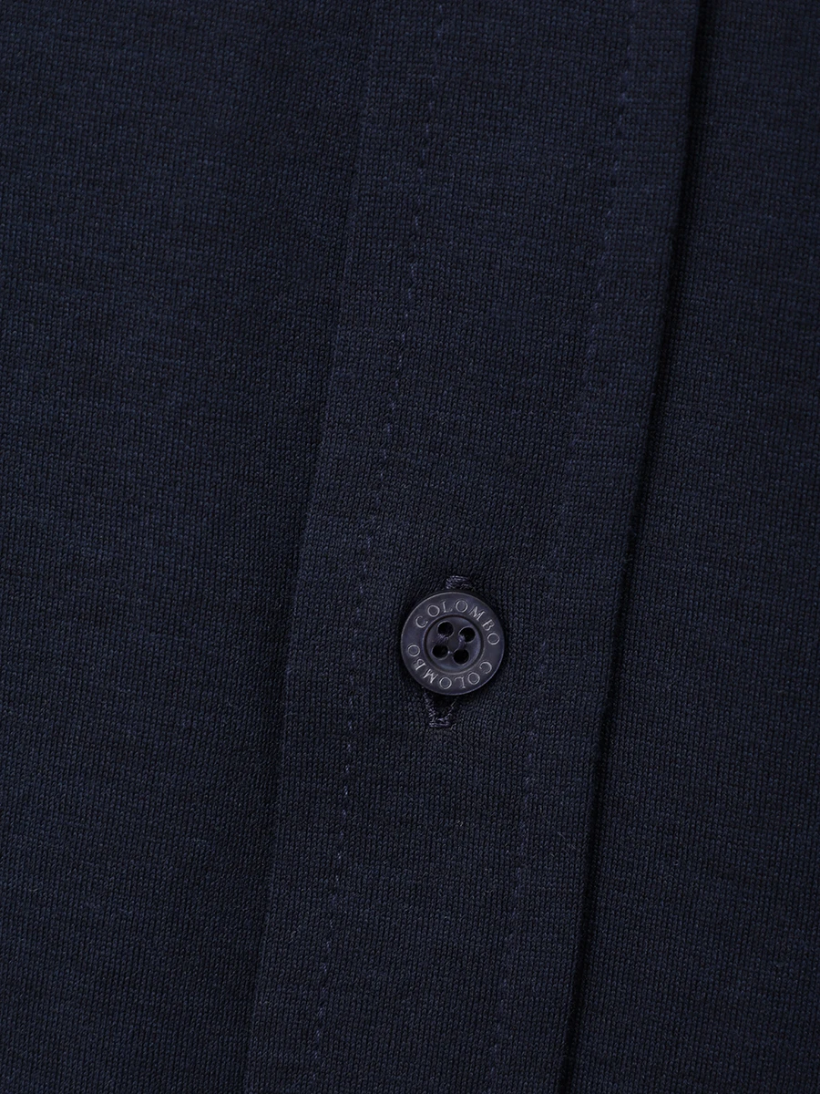 Рубашка Regular Fit из шелка и хлопка COLOMBO TS00405/-/M0146-J0/43276 Синий  Фото 6