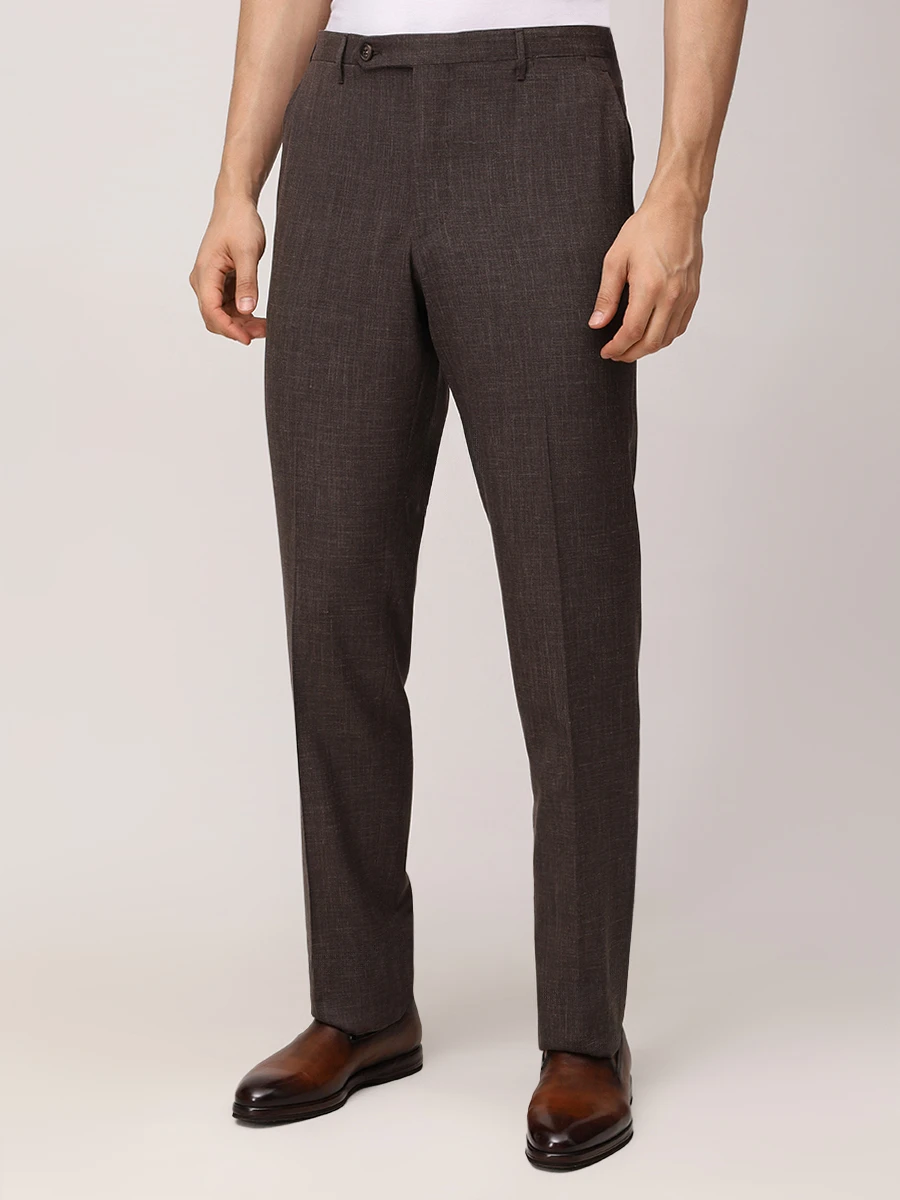 Брюки шерстяные ROTA 0052P/44 Темно- Коричневый  Фото 4