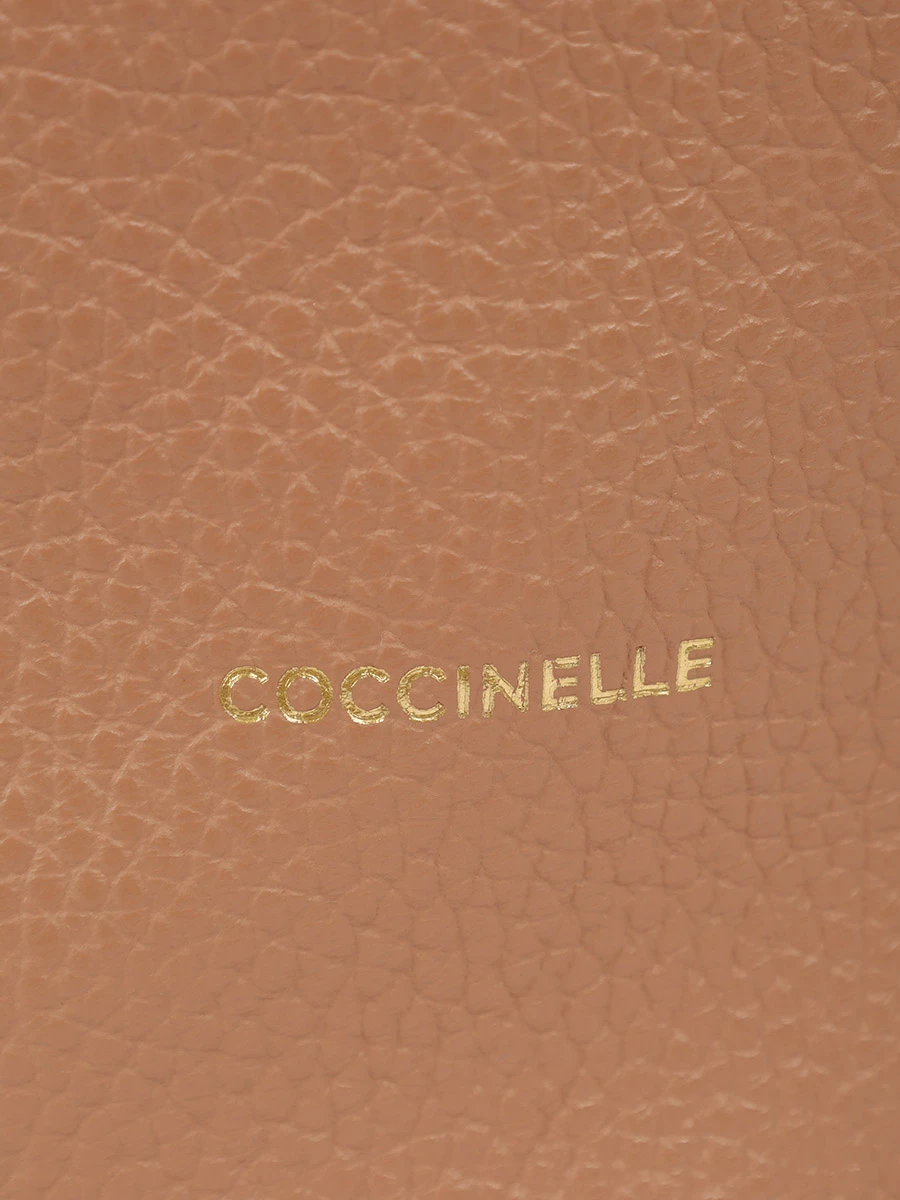 Сумка кожаная COCCINELLE E1 S4A 13 01 01/N71 Бежевый  Фото 5