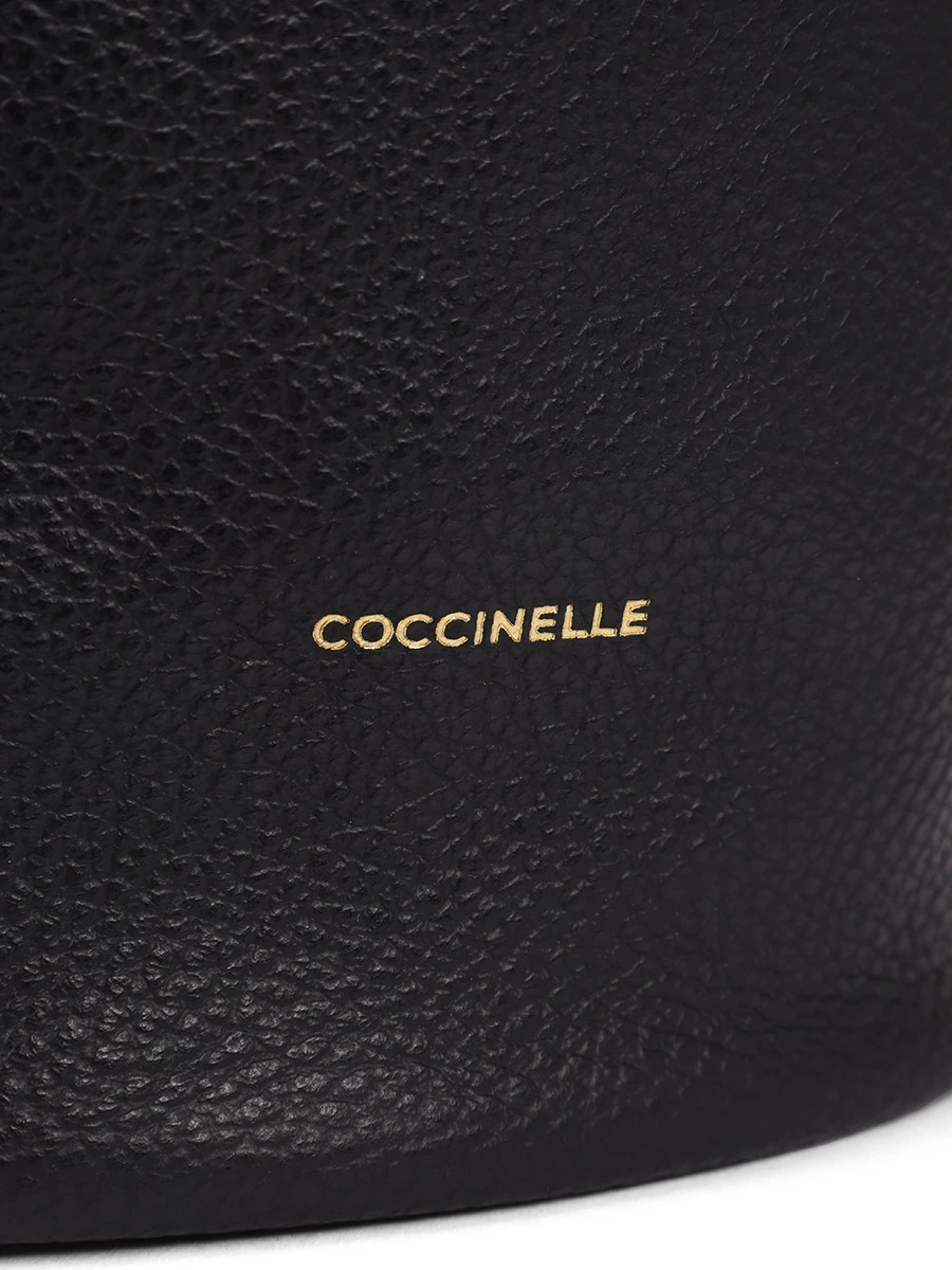 Сумка кожаная COCCINELLE E1 S4A 13 01 01/001 Черный  Фото 5