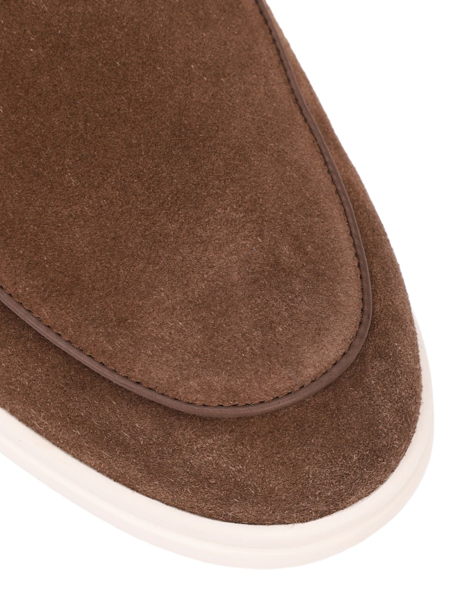 

Лоферы замшевые, Коричневый, SZ10