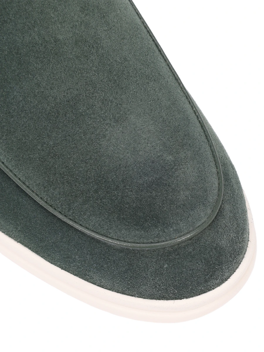 

Лоферы замшевые, Зеленый, SZ10