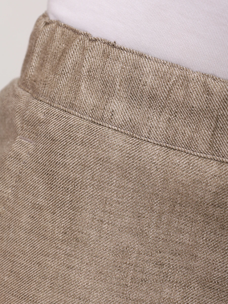 Шорты льняные FIORONI CASHMERE MPT802T22 0002 502/12 Бежевый  Фото 6