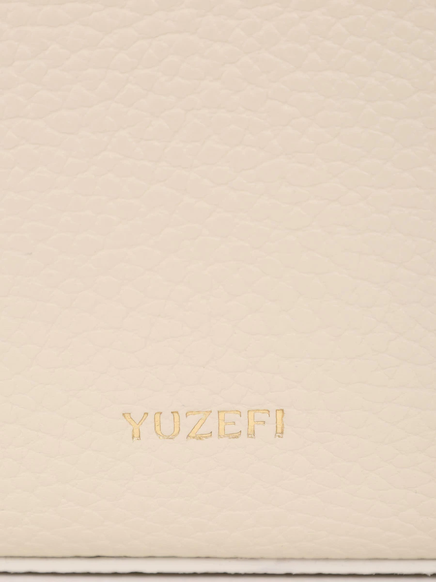Сумка кожаная Oyster YUZEFI YUZCO-HB-MOYC-L031 Белый  Фото 5