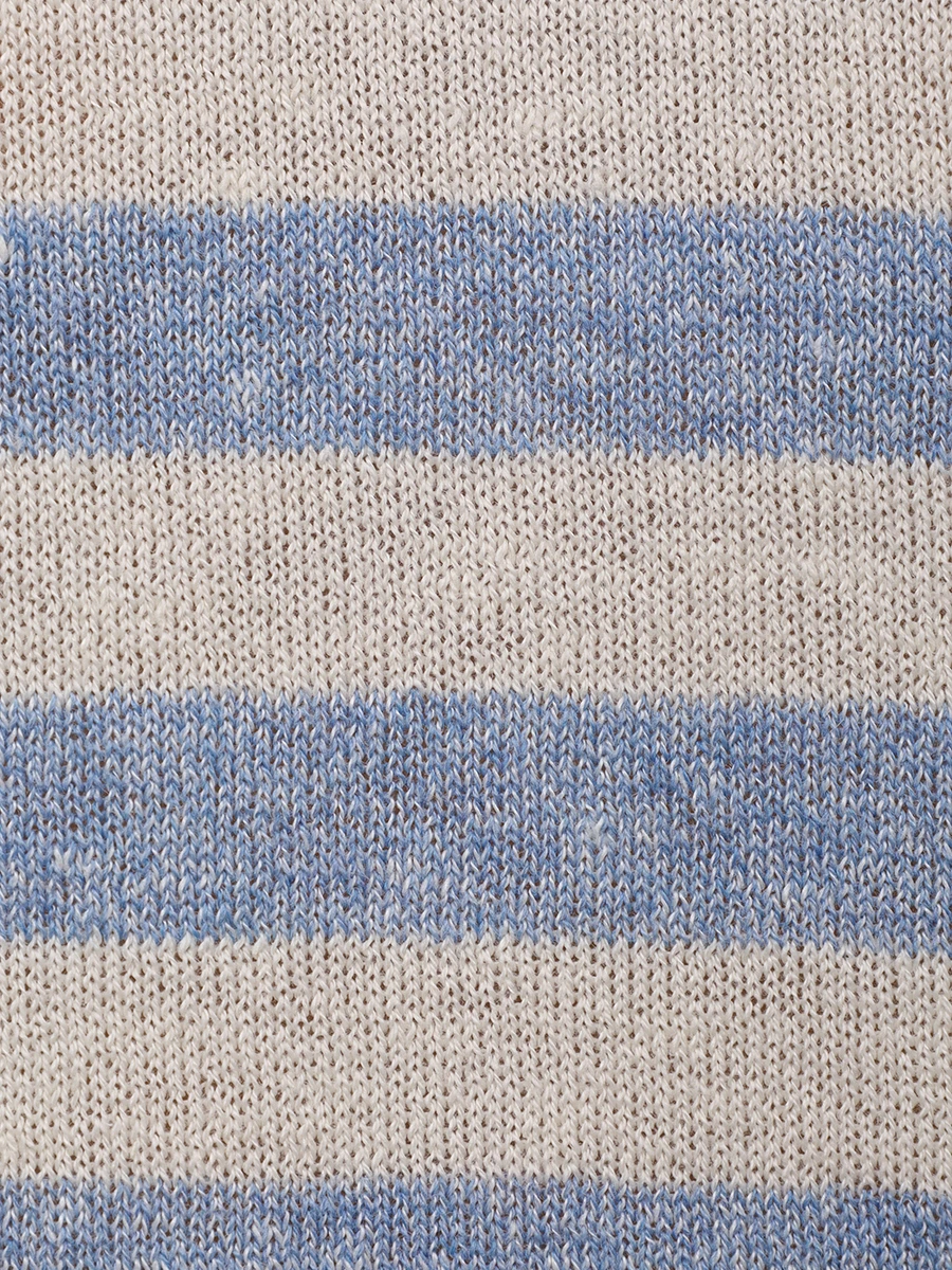 Футболка изо льна и хлопка DANIELE FIESOLI 5275/26 Голубой  Фото 6