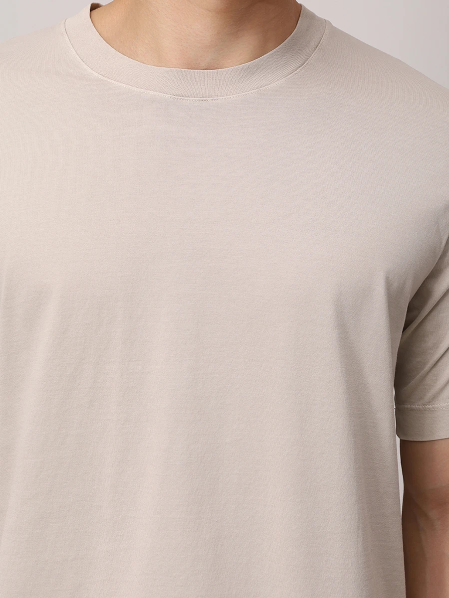 Футболка хлопковая DANIELE FIESOLI 5310/418 Бежевый  Фото 5