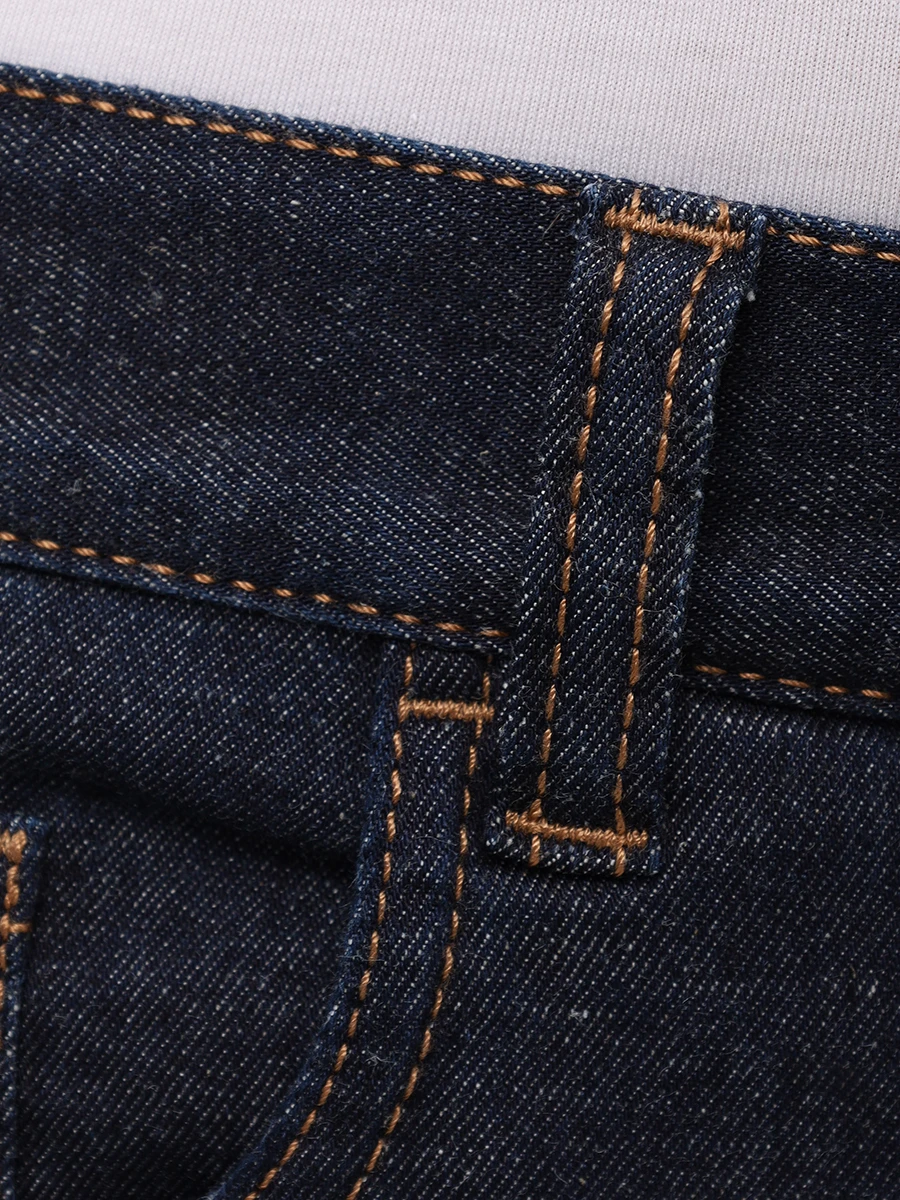 Джинсы Regular Fit из хлопка и лиоцелла CANALI PD01349/91719/301 Темно- Синий  Фото 6