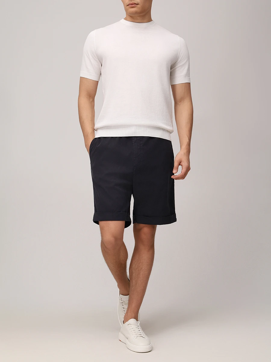 

Шорты Regular Fit из лиоцелла и хлопка, Синий, PT01355/95606/306/R Темно-