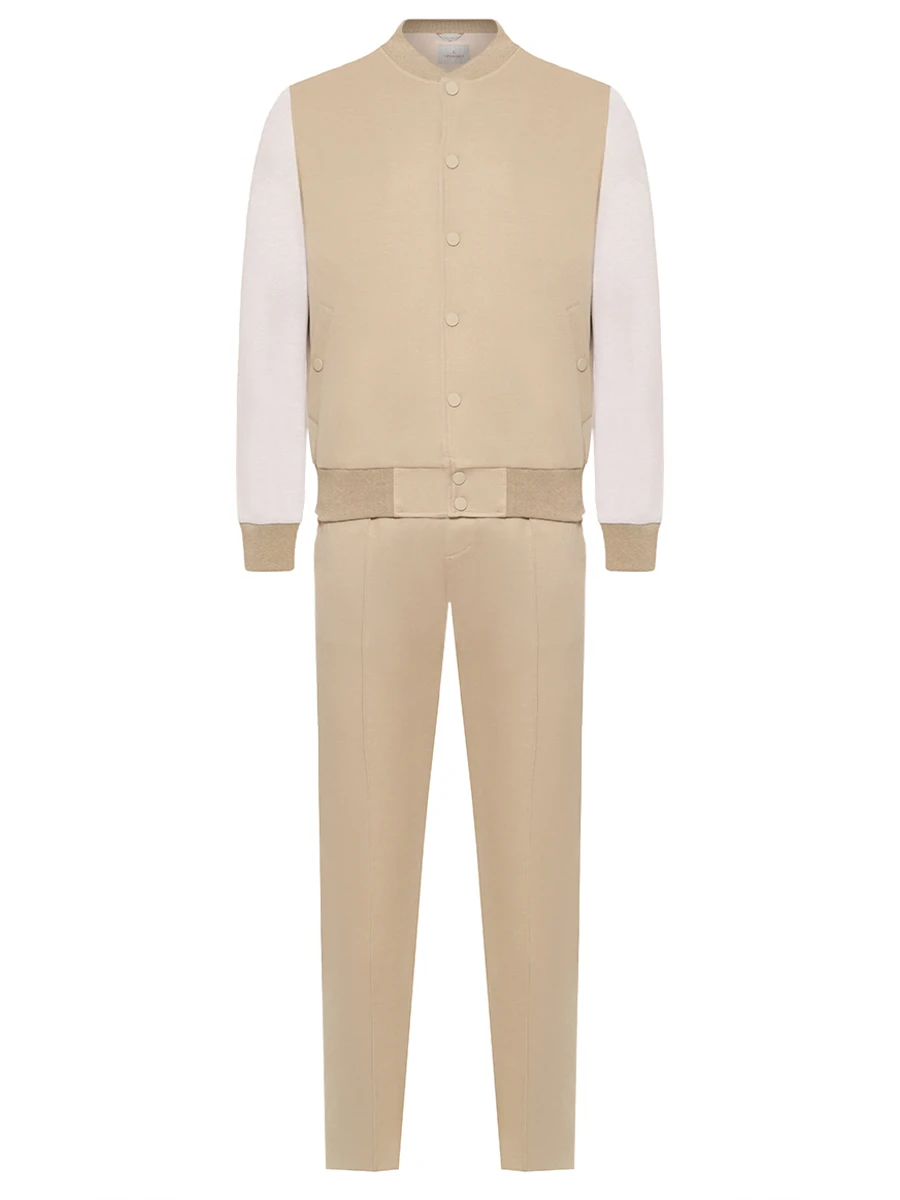 Костюм хлопковый CAPOBIANCO 18M178/18M707.TS00.105S Бежевый 