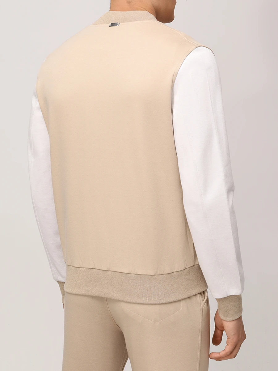 Костюм хлопковый CAPOBIANCO 18M178/18M707.TS00.105S Бежевый  Фото 3