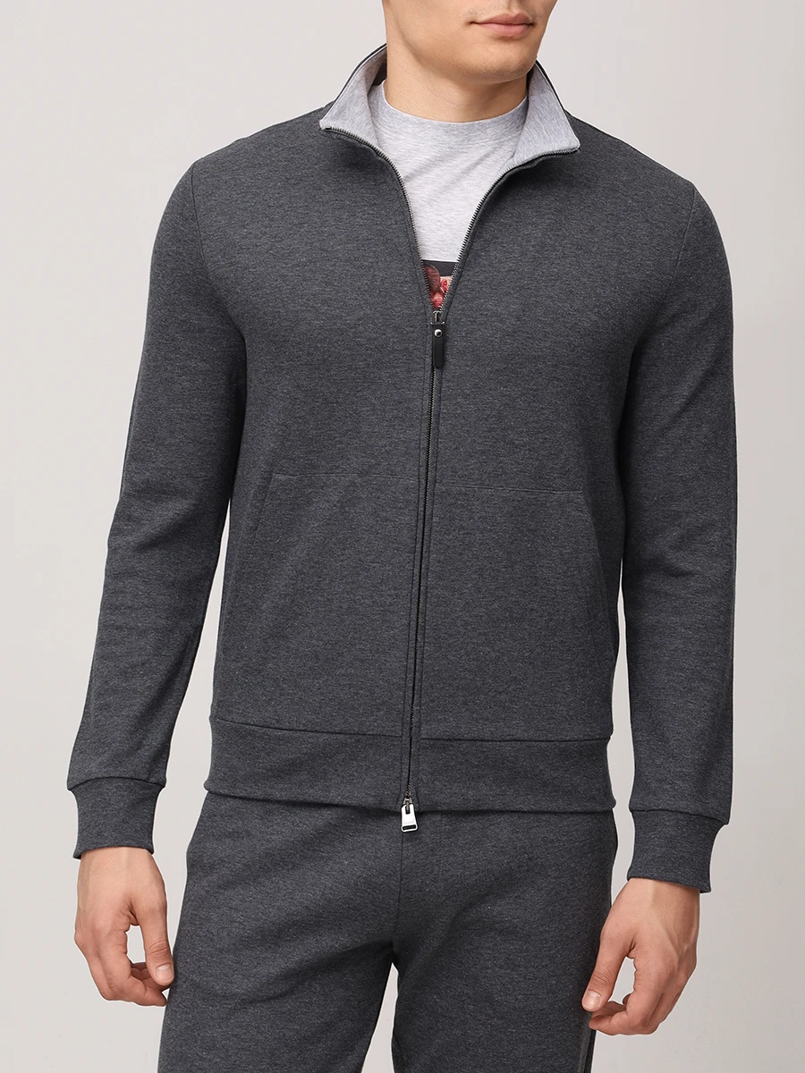 Костюм хлопковый CANALI MJ02137 T0854U/T0855U 220 Серый  Фото 4