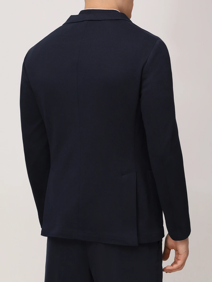 Пиджак хлопковый FRADI 251CN6886/SJP.JACKET-CK/64 Темно- Синий  Фото 3