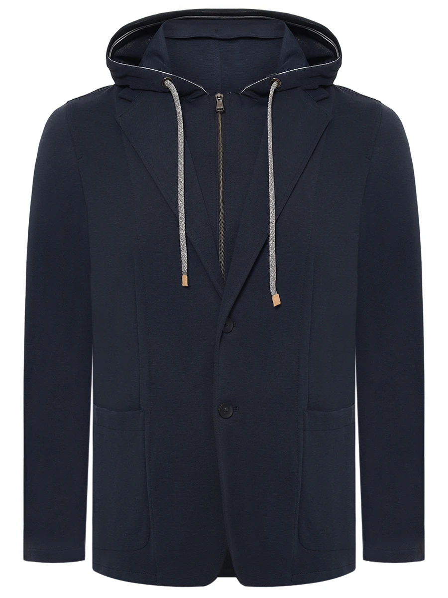 Пиджак однотонный FRADI 251TN5439/SX HOODPOST/ 1 BLUE NAVY Темно- Синий 