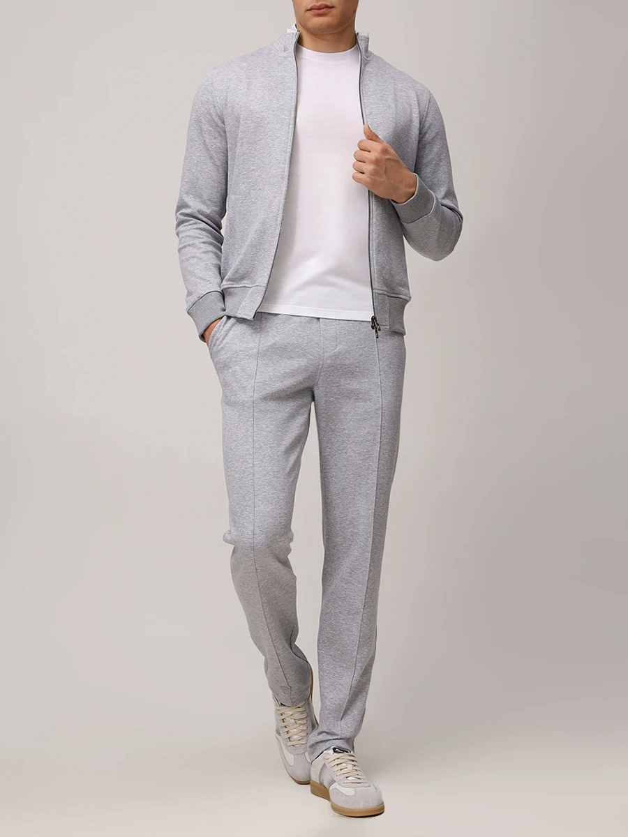 Костюм хлопковый CAPOBIANCO 18M453/18M707.TS00.901S Серый  Фото 2