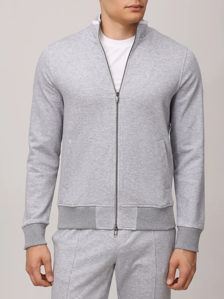 Костюм хлопковый CAPOBIANCO 18M453/18M707.TS00.901S Серый  Фото 4