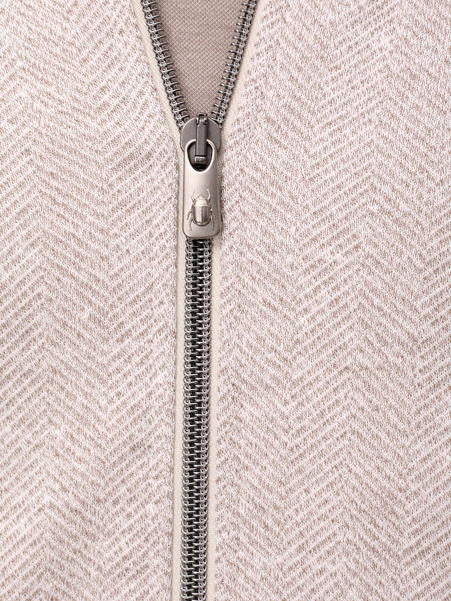 Костюм из хлопка и льна CAPOBIANCO 18M454/18M733.LT00.120S Бежевый  Фото 5