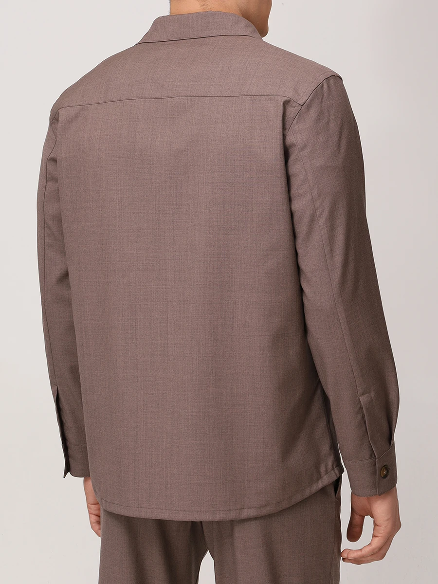 Костюм шерстяной CANALI 31016/V7003 AR03652 503/R Коричневый  Фото 3
