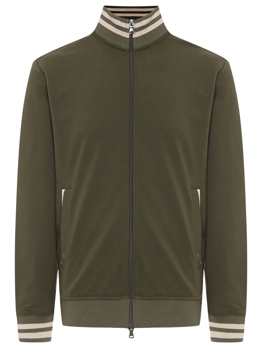 

Олимпийка из лиоцелла и хлопка, Зеленый, 25411846/089